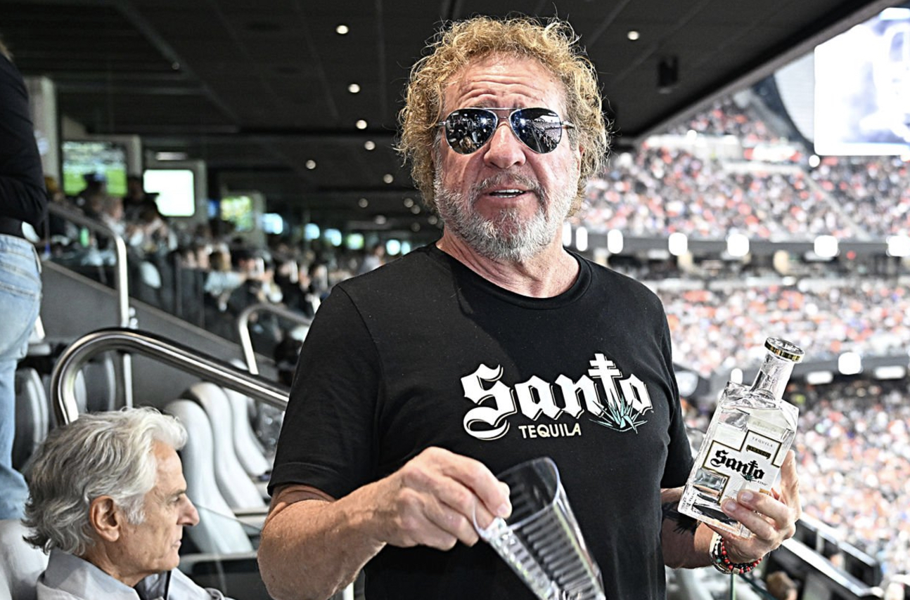  Sammy Hagar enjoying his sponsorships